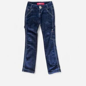 Vintage Miss Sixty Jeans Women’s Size 27 – Dark Straight Leg Cargo Pocket Y2K